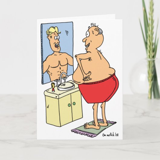 男の誕生日カード カード (正面)