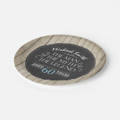 男の誕生日プレート男の神話の伝説素朴大人 ペーパープレート (アングル)