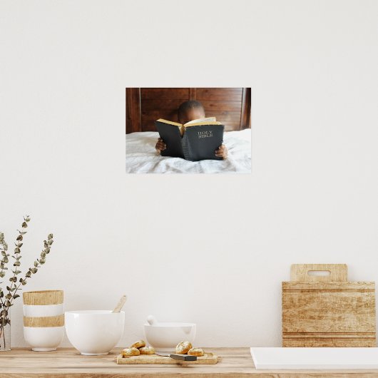 男の読子の聖書 ポスター (キッチン)