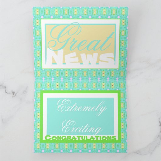 男の赤ちゃんおめでとうシャワーカード カード (内部)