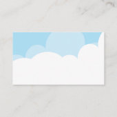 男の赤ちゃんお洒落ドラゴンおむつラッフル エンクロージャーカード (裏面)