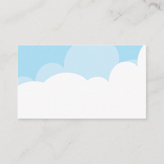 男の赤ちゃんお洒落ドラゴンおむつラッフル エンクロージャーカード (裏面)