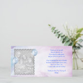 男の赤ちゃんからの青空のサンキューカード サンキューカード (スタンド正面)