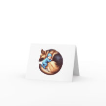 男の赤ちゃんとジャーマンシェパード