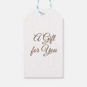 男の赤ちゃんとテディベアサンキューユーラベル ギフトタグ (裏面)