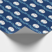 男の赤ちゃんとビンキー ラッピングペーパー (角)