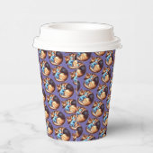 男の赤ちゃんと彼のドイツの羊飼いのベビー 紙コップ (右)