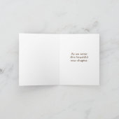 男の赤ちゃんと犬の野球をテーマにした赤ちゃんシャワー サンキューカード (内部)