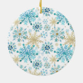 男の赤ちゃんのためのパーソナライズなくるみ割りのオーナメント セラミックオーナメント (裏面)