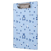 男の赤ちゃんのキルトパターン クリップボード (左)