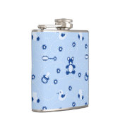 男の赤ちゃんのキルトパターン フラスク (右)