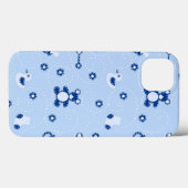 男の赤ちゃんのキルトパターン Case-Mate iPhoneケース (裏面 (横))