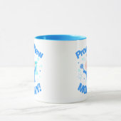 男の赤ちゃんのコーヒー・マグの初めてのお母さん マグカップ (中央)