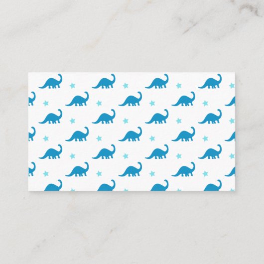 男の赤ちゃんのシャワーのおむつのラッフルカード エンクロージャーカード (裏面)