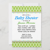 男の赤ちゃんのシャワーの招待状 招待状 (裏面)