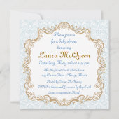 男の赤ちゃんのシャワーの招待状 招待状 (裏面)