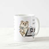 男の赤ちゃんのマグジェレミアのパーソナライズな1:5 コーヒーマグカップ (正面右)