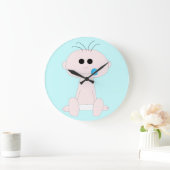 男の赤ちゃんの円形の時計 ラージ壁時計 (ホーム)