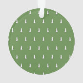 男の赤ちゃんの初めてのクリスマスルドルフの木(名前) オーナメント (裏面)