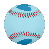 男の赤ちゃんの性別が野球をdalDesignNZで公開 野球ボール (裏面)