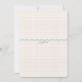 男の赤ちゃんの招待状に会って下さい及び挨拶して下さい 招待状 (裏面)