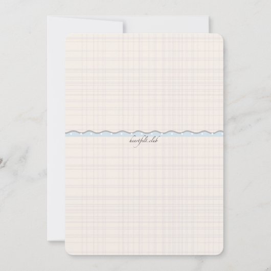 男の赤ちゃんの招待状に会って下さい及び挨拶して下さい 招待状 (裏面)