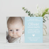 男の赤ちゃんの発表かサンキューカード サンキューカード (スタンド正面)