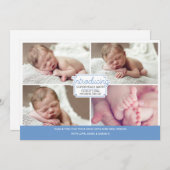 男の赤ちゃんの発表かサンキューカード サンキューカード