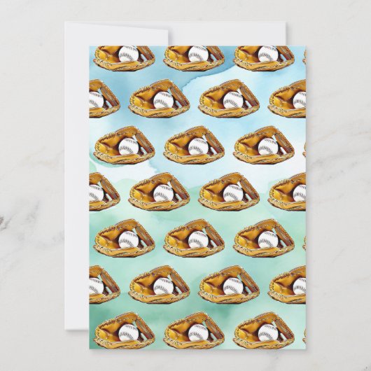 男の赤ちゃんの色と彼のテディベア赤ちゃんシャワー 招待状 (裏面)