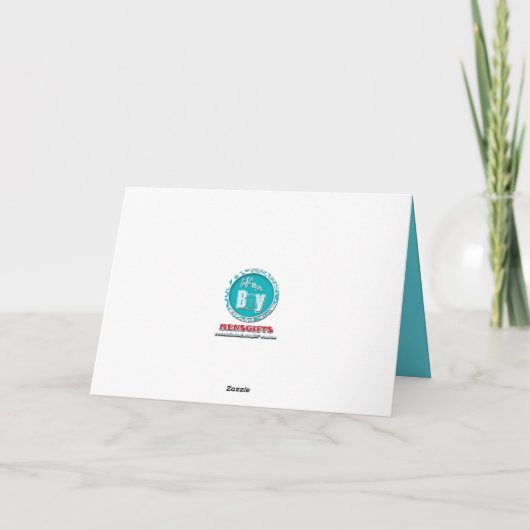 男の赤ちゃんの誕生の写真カード発表 案内状 (裏面)