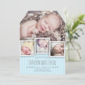 男の赤ちゃんの誕生の発表をもたらすこと 案内状 (スタンド正面)