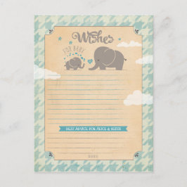 男の赤ちゃんの願い – Elephantアドバイスカード アドバイスカード