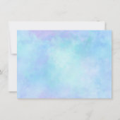 男の赤ちゃんは醸造 | Blue Summer Outdoor Shower 招待状 (裏面)