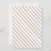 男の赤ちゃんぶら下がったの衣服の赤ちゃんシャワーの招待 招待状 (裏面)