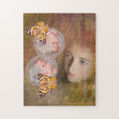 男の赤ちゃんまたは女の子ツインギフトパズル ジグソーパズル (縦)