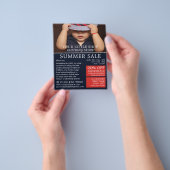 男の赤ちゃんインハット、児童服店 チラシ (手)