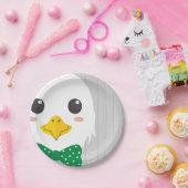 男の赤ちゃんイーグルグリーンベビーシャワー紙プレート ペーパープレート (パーティー)