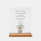 男の赤ちゃんウェルカムサイン アクリルサイン (正面)