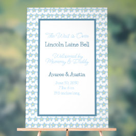 男の赤ちゃんウェルカムサイン アクリルサイン