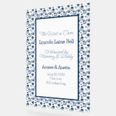 男の赤ちゃんウェルカムサイン アクリルサイン (傾斜)