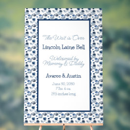 男の赤ちゃんウェルカムサイン アクリルサイン