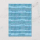 男の赤ちゃんエレファントシャワーおむつラッフルチケット エンクロージャーカード (裏面)