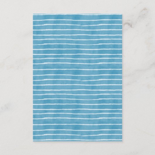 男の赤ちゃんエレファントシャワーおむつラッフルチケット エンクロージャーカード (裏面)