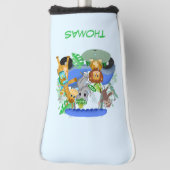 男の赤ちゃんエレファント&モンキーゴルフ ゴルフヘッドカバー (回転90)