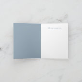 男の赤ちゃんカウボーイ服 サンキューカード (内部)