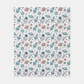 男の赤ちゃんカスタム用のロケット毛布の惑星ギフト フリースブランケット (正面)