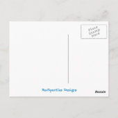 男の赤ちゃんカップケーキ ポストカード (裏面)