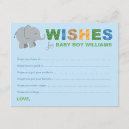 男の赤ちゃんカラフルのジャングル動物を願う青