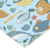 男の赤ちゃんカラフルバースデーパーティードコーシーシャーク テーブルクロス (アングル)