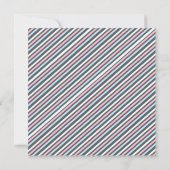 男の赤ちゃんガールジェンダーリビールシャワー招待状 招待状 (裏面)